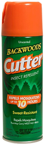 CUTTER BACKWOODS 25% DEET 6OZ AERSL