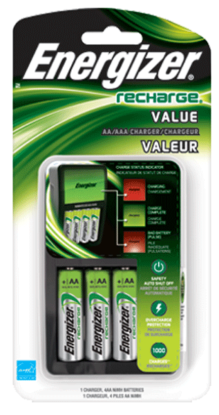 ENER VALUE BATT CHARGER AA/AAA
