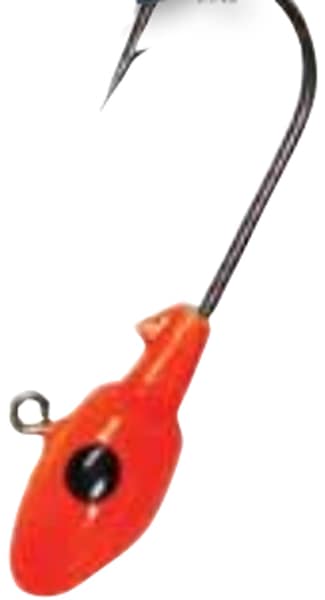 GARLAND 1/16oz MO GLO JIGHEAD ORNG