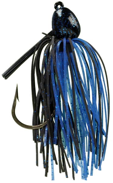 SK BITSY BUG MINI JIG 1/8 BLK/BLU