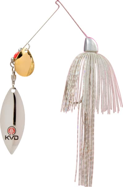 SK KVD SPINNERBAIT 3/8 SUPER WHT