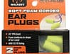 WALKERS YELLOW CORDED EAR PLUG 2PK