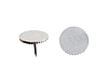 HME REFLECTIVE TRAIL TACKS 50PK WHT