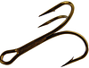 MUSTAD TREBLE RE-SP 25/BOX BRZ #8