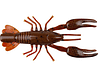 YUM NED CRAW 2"-DRK BRN/RD BRWN 8PK