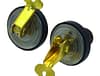 THM BAITWELL PLUG 1/2" BRASS 2PK
