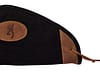 BRN LONA HANDGUN CASE 11" BLK/BRN