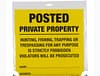 ALLEN POSTED NO TRESPASSN SIGN 12PK