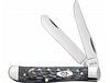CASE MINI TRAPR 31/2" 2BL GRAY BONE