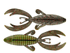 4" ROJAS FIGHT FROG BLK/WTM RD 25PK