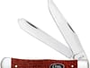 CASE TRAPPER 2BL 41/8" D RED BURLAP