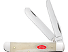 CASE M TRAPR 31/2" 2BL NAT BONE
