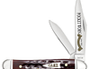 CASE PEANUT 2BL 27/8" MAHOGANY BONE