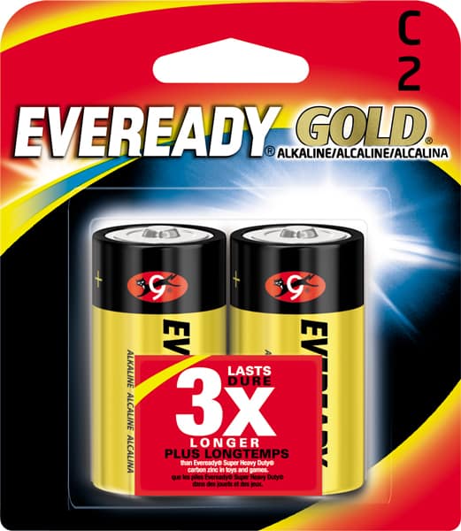 EVEREADY ALK BATTERY C 2PK