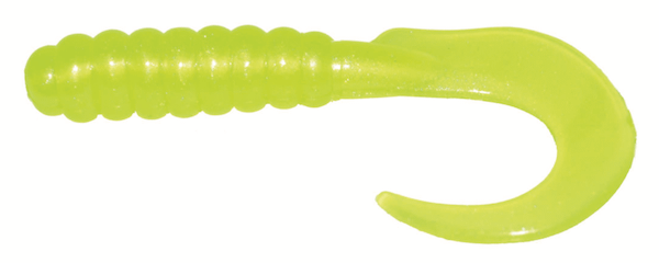 BB 2" CURL TAIL GRUB CHART PRL 10PK
