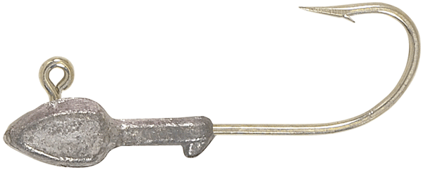 H&H DBL EYE JIGHEAD 1/2 10BG UNPNTD