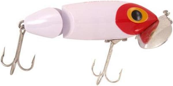 ARBO JITTRBUG JNT 3/8 WHT RED HEAD