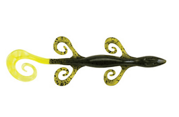 PWRBAIT LIZARD 6" WATERMELN/CHT 9PK