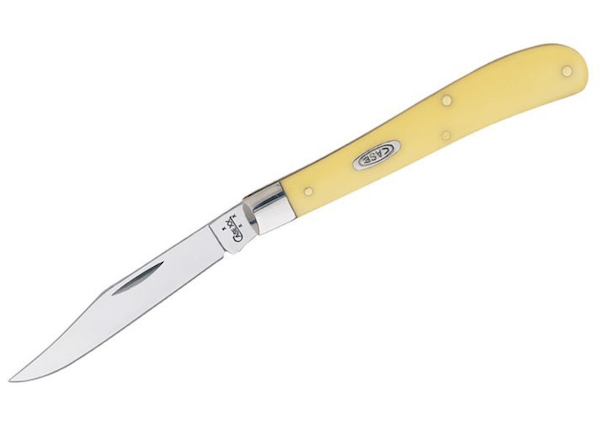 CASE SLIMLIN TRAPR 1BL 41/8" YEL SS