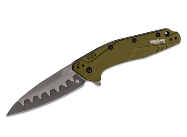 KERSHAW DIVIDEND COMPOSITE OLIVE 3"