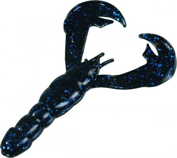 SK RAGE TAIL CRAW BLACK BLUE FLAKE
