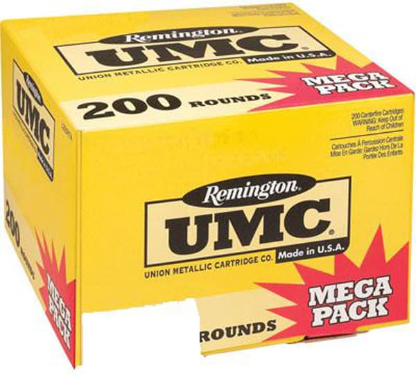 REM UMC 40 S&W 180GR MC 650/BX