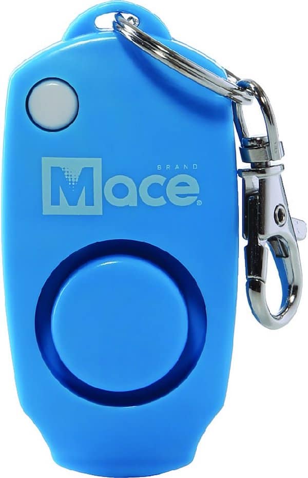 MACE PERSONAL ALARM KEYCHAIN BLUE